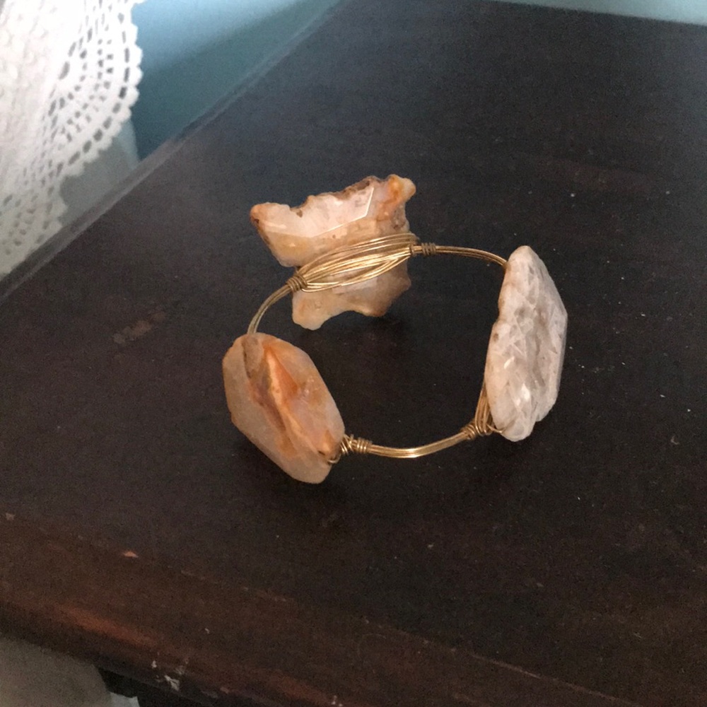 Bourbon and bow ties large bangle